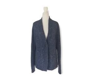 Charter Club V neck Cardigan blue Steel - Size XL